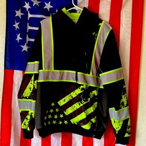 Men’s reflective hoodie